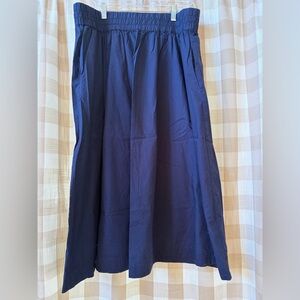 GAP Navy Maxi A-Line Skirt